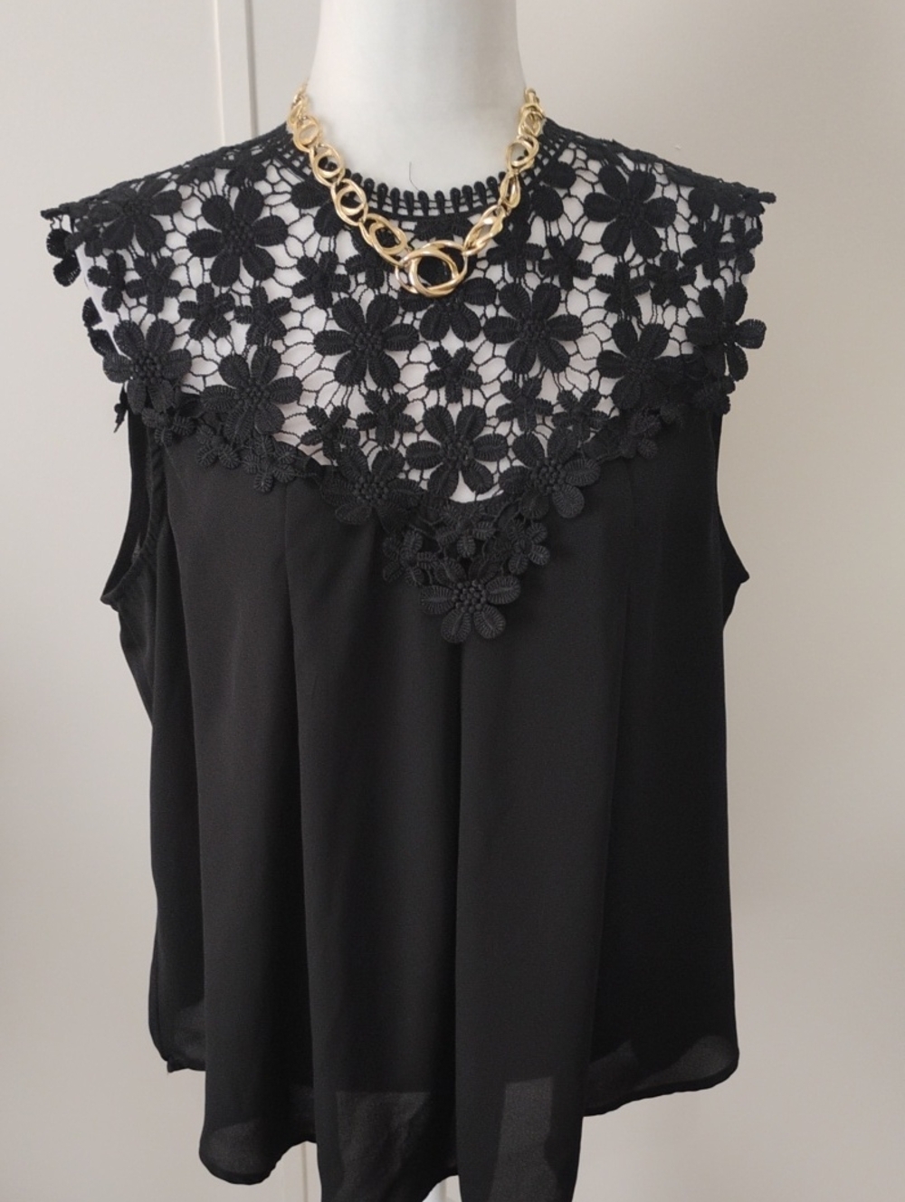 Gorgeous Black Lace Blouse